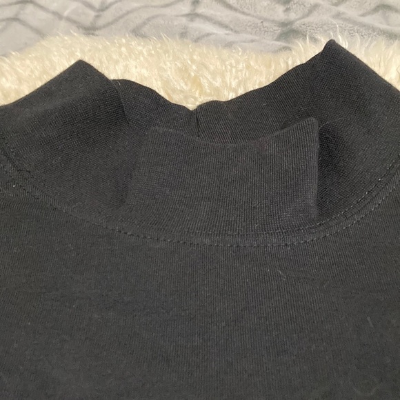 Talbots classic black mock turtleneck size S - Picture 5 of 7